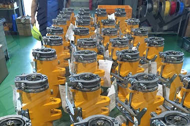 氣動葫蘆生產(chǎn)車間一角